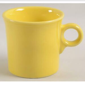 Fiestaware ring handle 10oz Sunflower yellow coffee mug